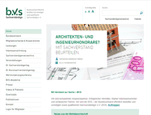 Tablet Screenshot of bvs-ev.de